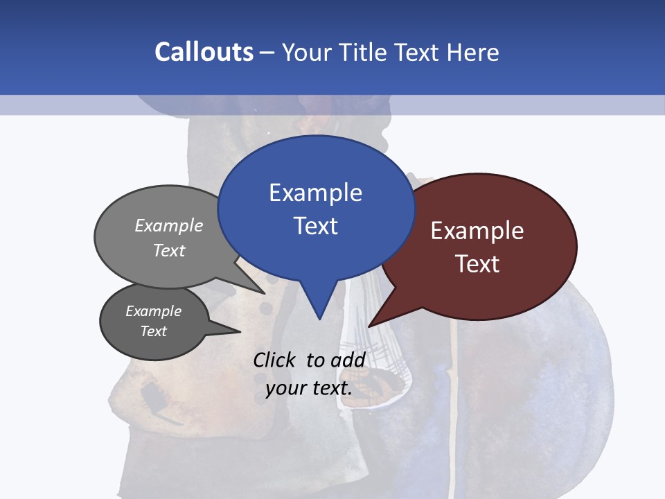 Steps Europe Blue PowerPoint Template