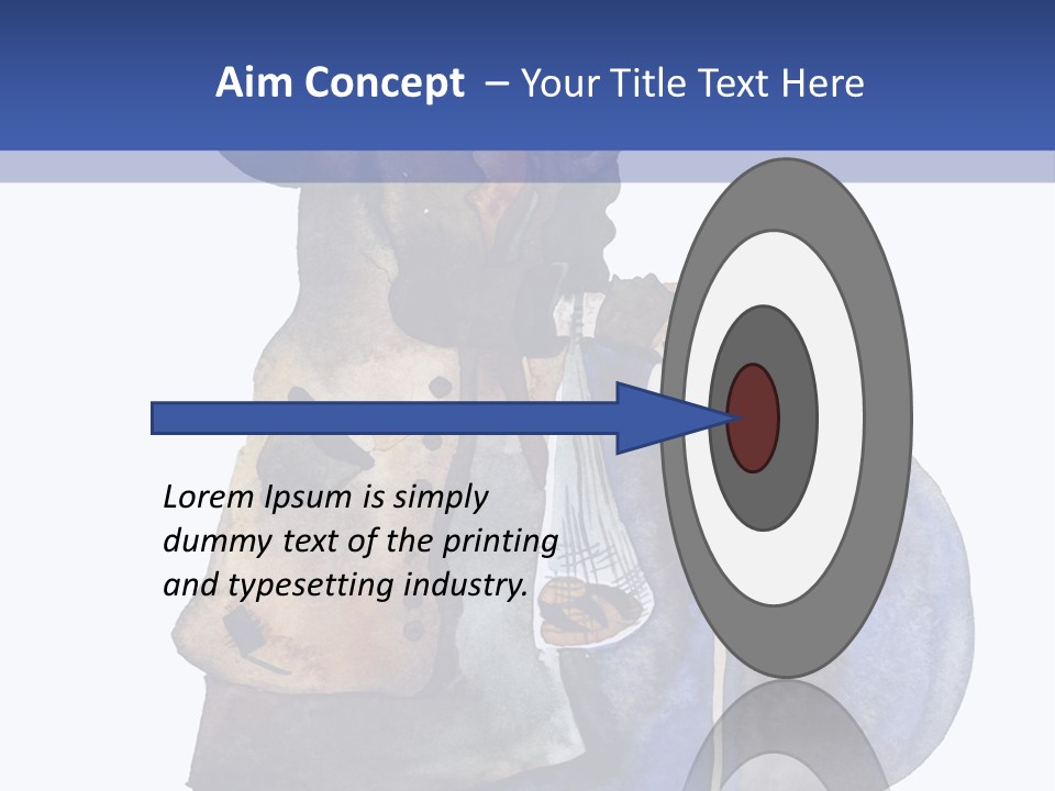 Steps Europe Blue PowerPoint Template