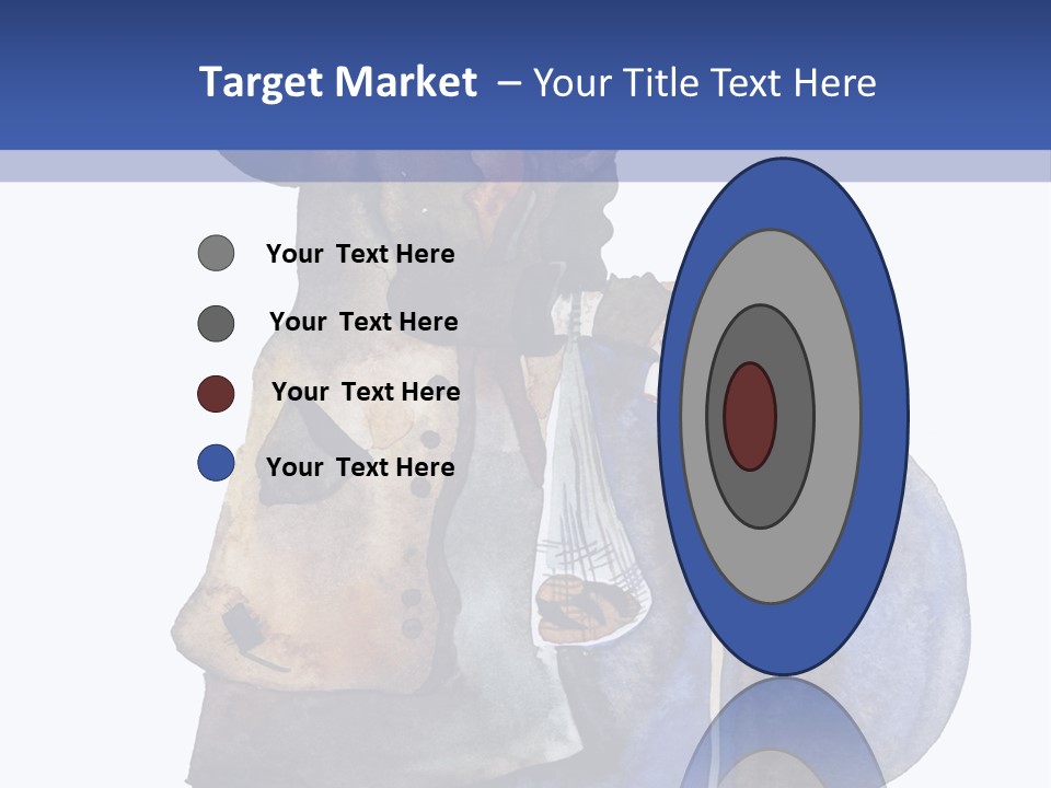 Steps Europe Blue PowerPoint Template