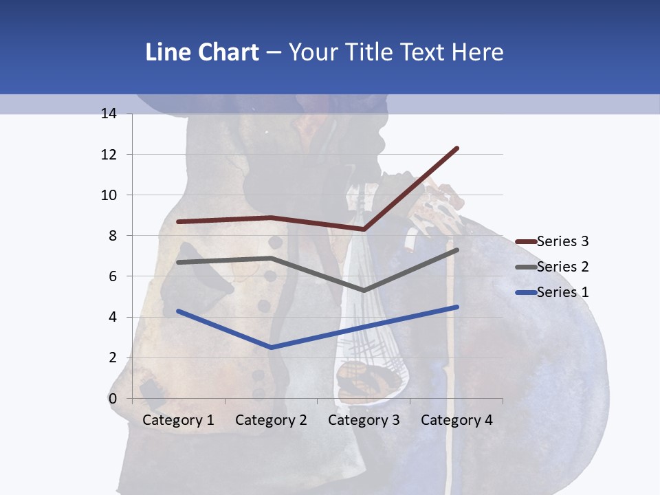 Steps Europe Blue PowerPoint Template