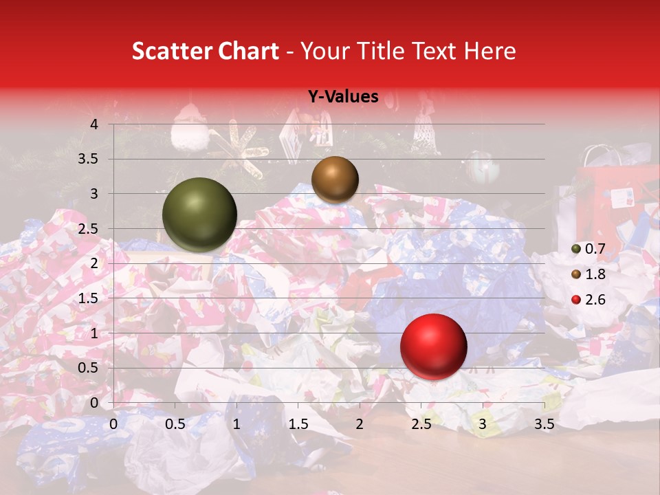 Christmas Tree Floor Torn PowerPoint Template