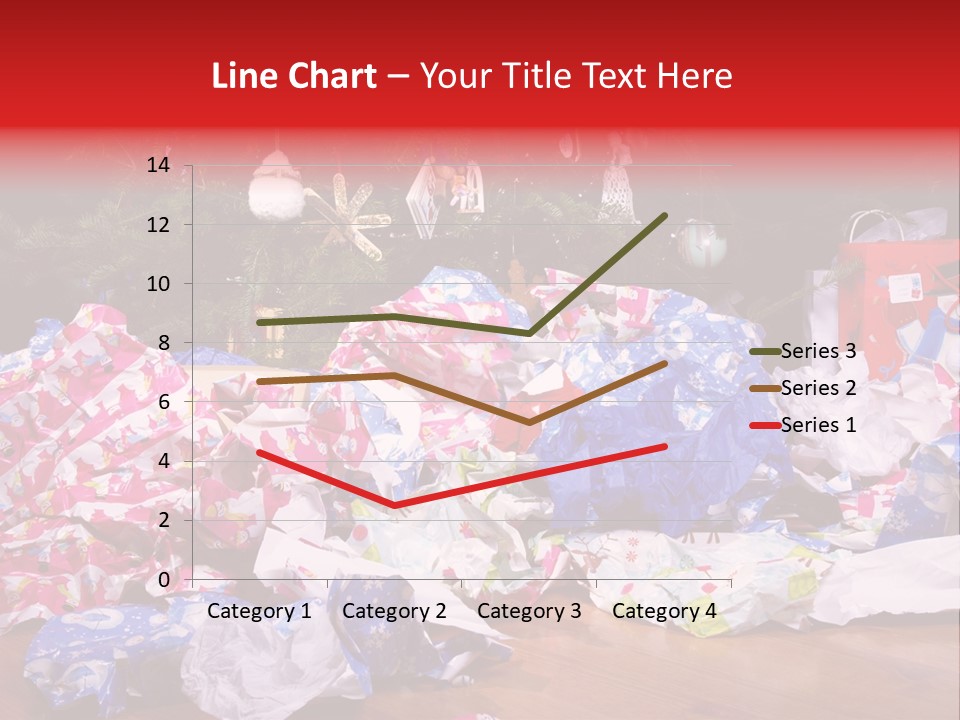 Christmas Tree Floor Torn PowerPoint Template