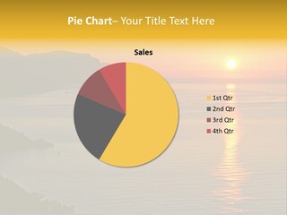 Ocean Sunrise Destination PowerPoint Template