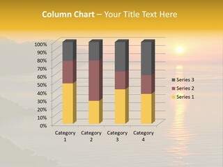 Ocean Sunrise Destination PowerPoint Template