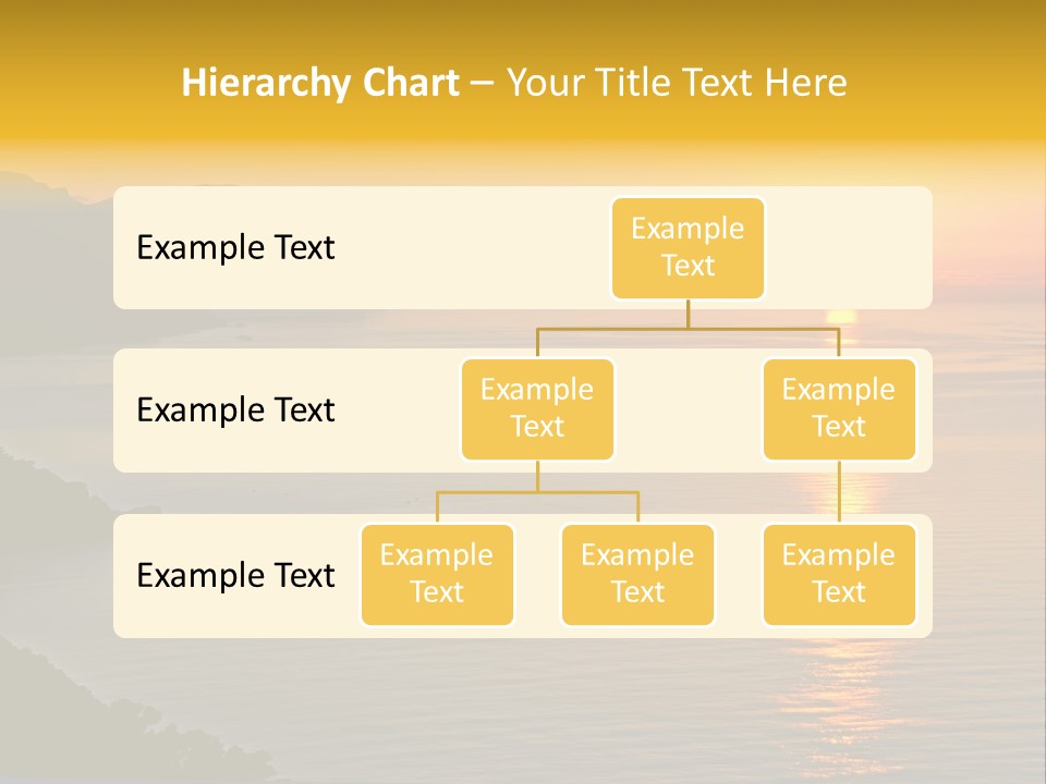 Ocean Sunrise Destination PowerPoint Template