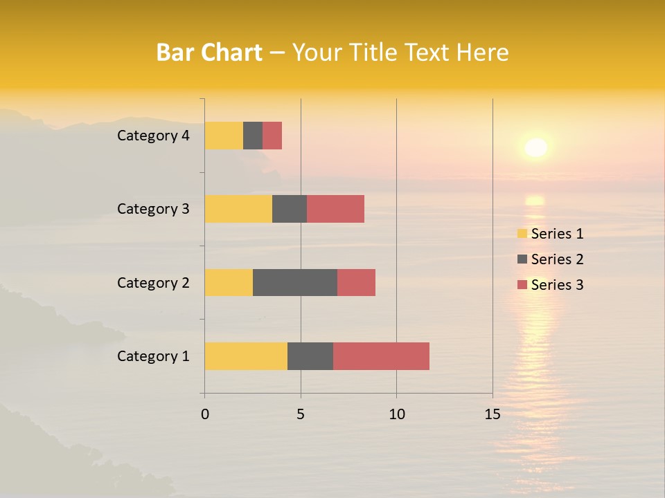 Ocean Sunrise Destination PowerPoint Template