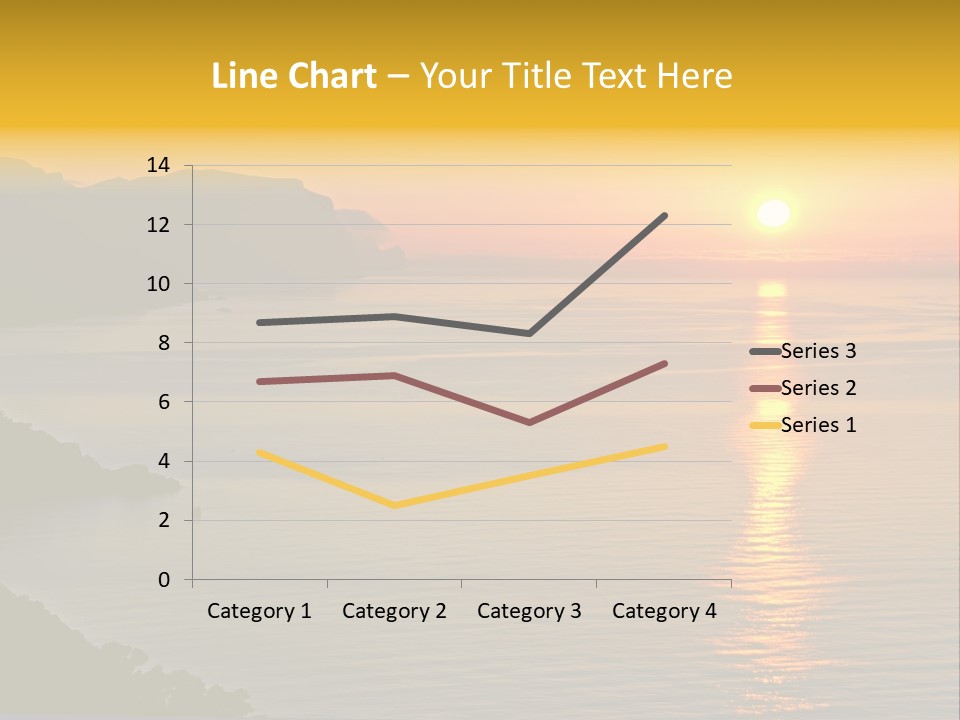 Ocean Sunrise Destination PowerPoint Template