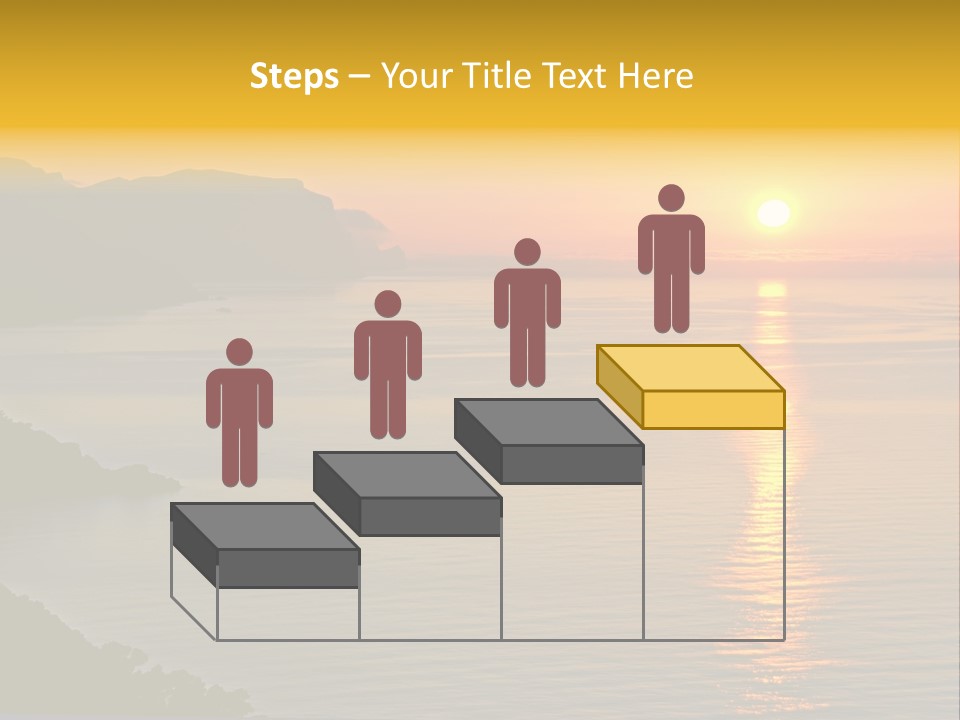 Ocean Sunrise Destination PowerPoint Template