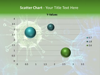 Green Virus Organism Russian Influenza Molecular PowerPoint Template