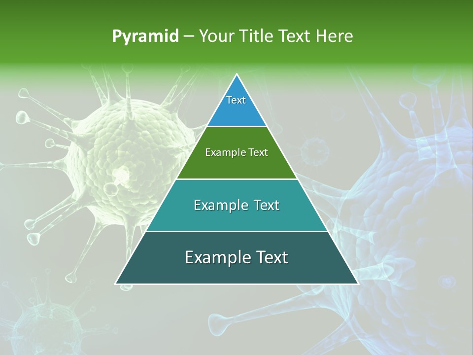 Green Virus Organism Russian Influenza Molecular PowerPoint Template