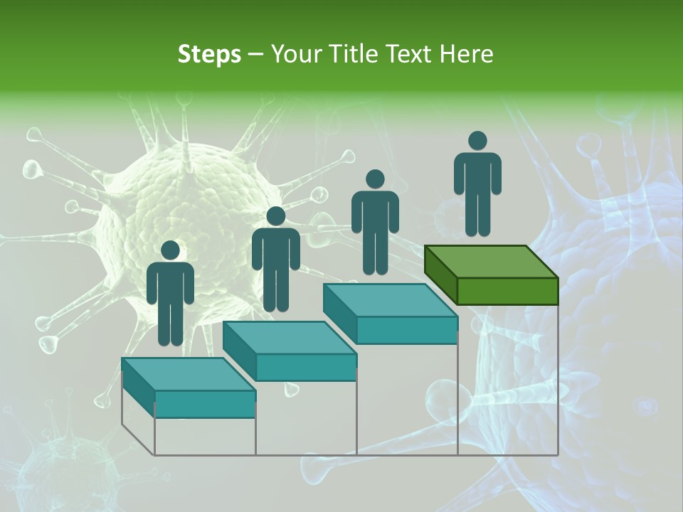 Green Virus Organism Russian Influenza Molecular PowerPoint Template