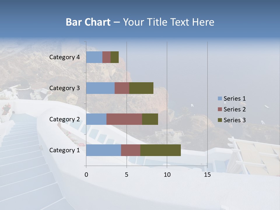 Steps Europe Blue PowerPoint Template