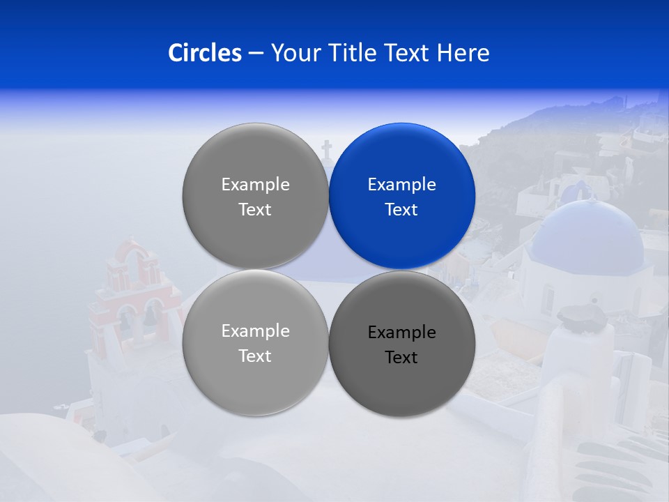 Cross Island Sea PowerPoint Template