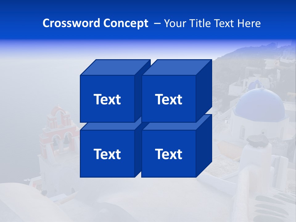 Cross Island Sea PowerPoint Template