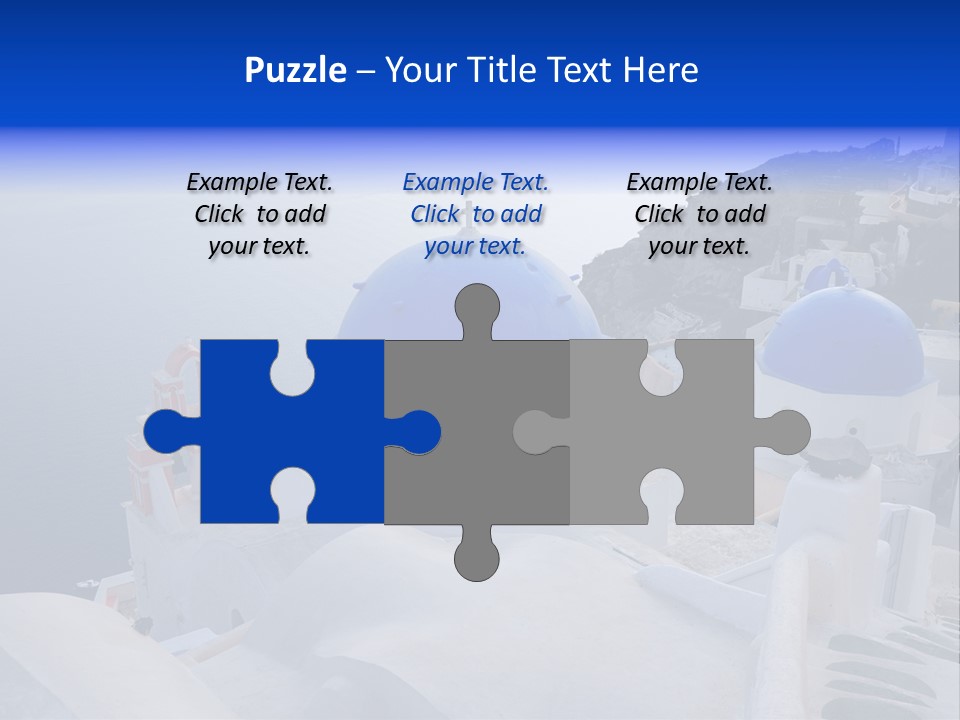 Cross Island Sea PowerPoint Template