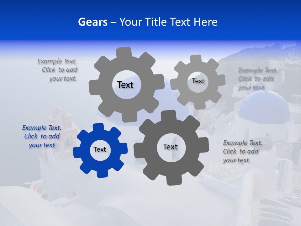 Cross Island Sea PowerPoint Template