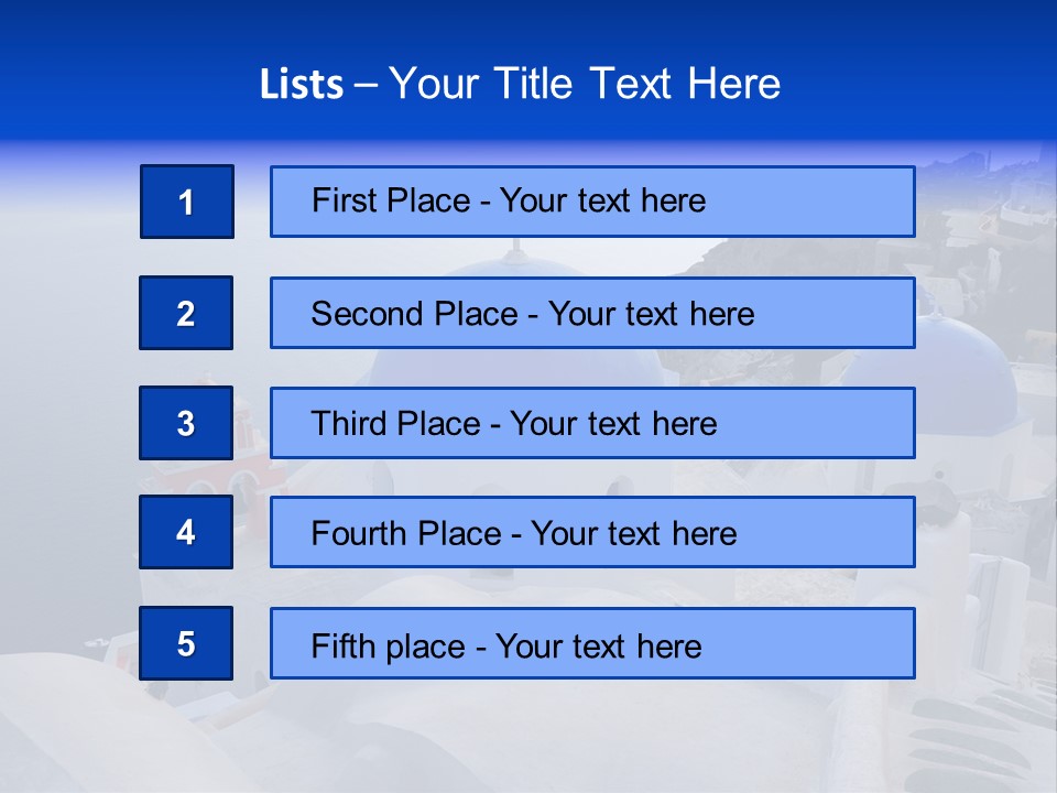 Cross Island Sea PowerPoint Template