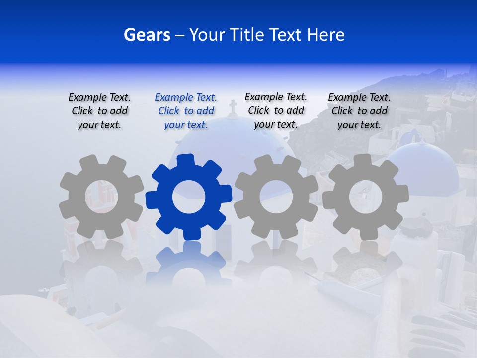 Cross Island Sea PowerPoint Template