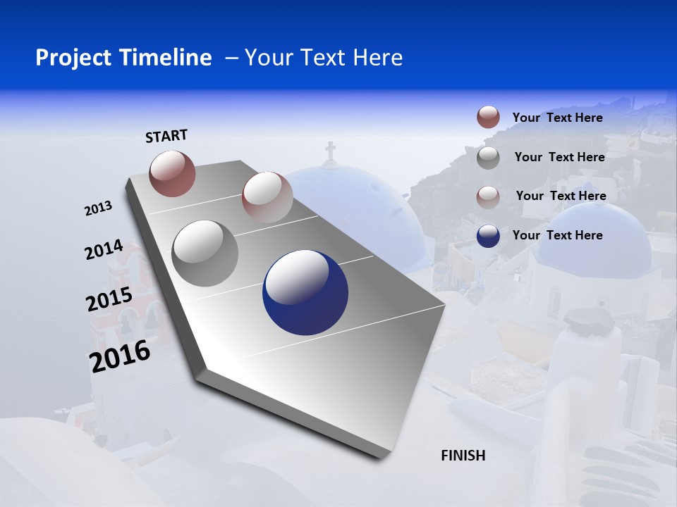 Cross Island Sea PowerPoint Template