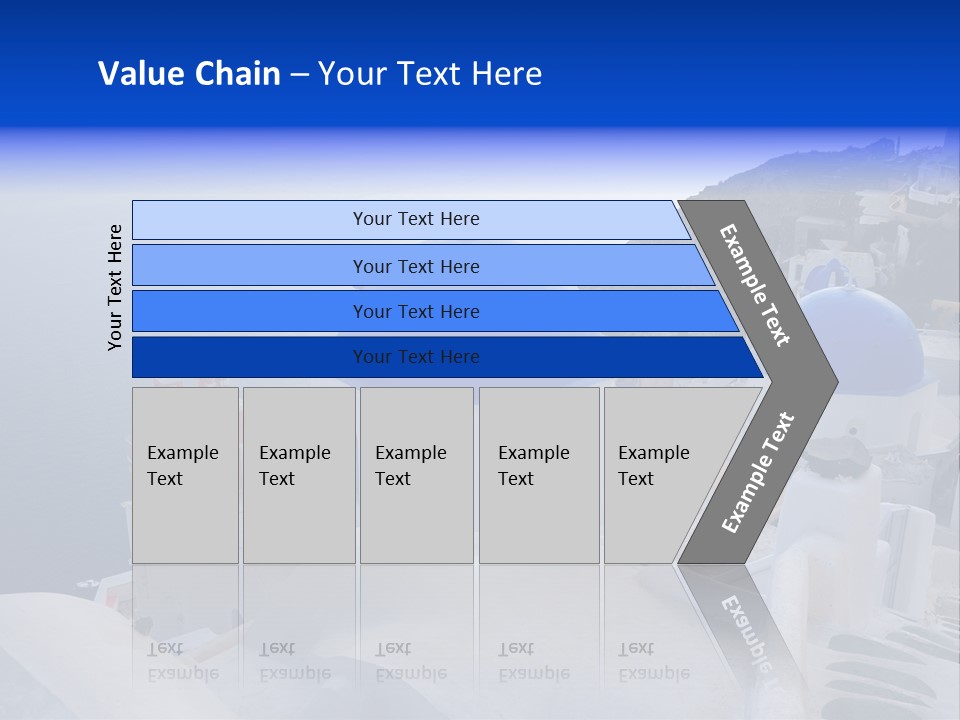 Cross Island Sea PowerPoint Template