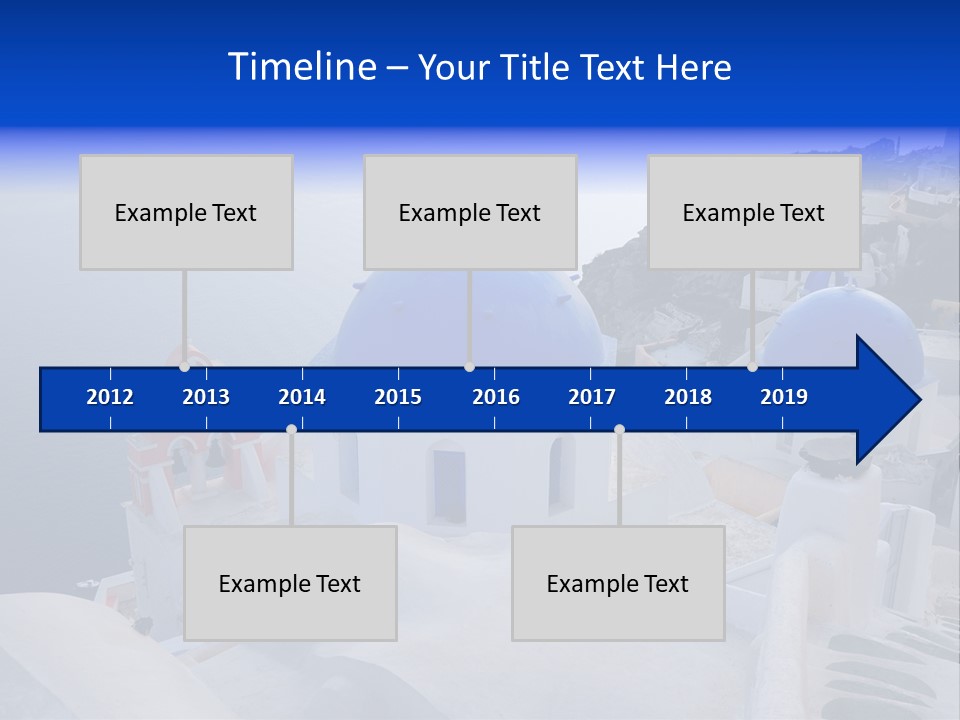 Cross Island Sea PowerPoint Template