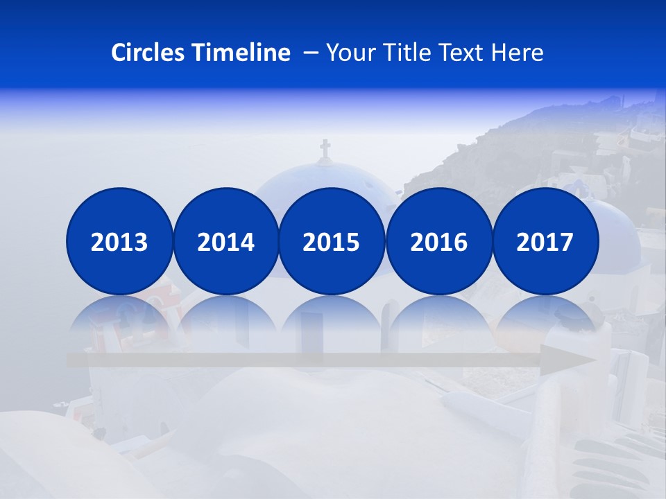 Cross Island Sea PowerPoint Template