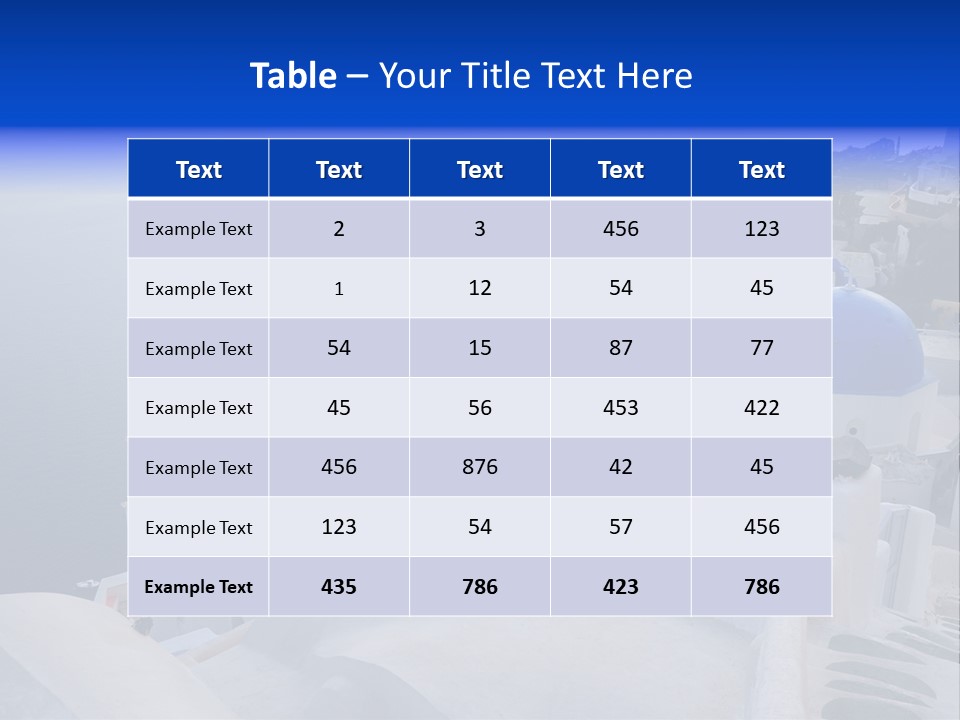 Cross Island Sea PowerPoint Template