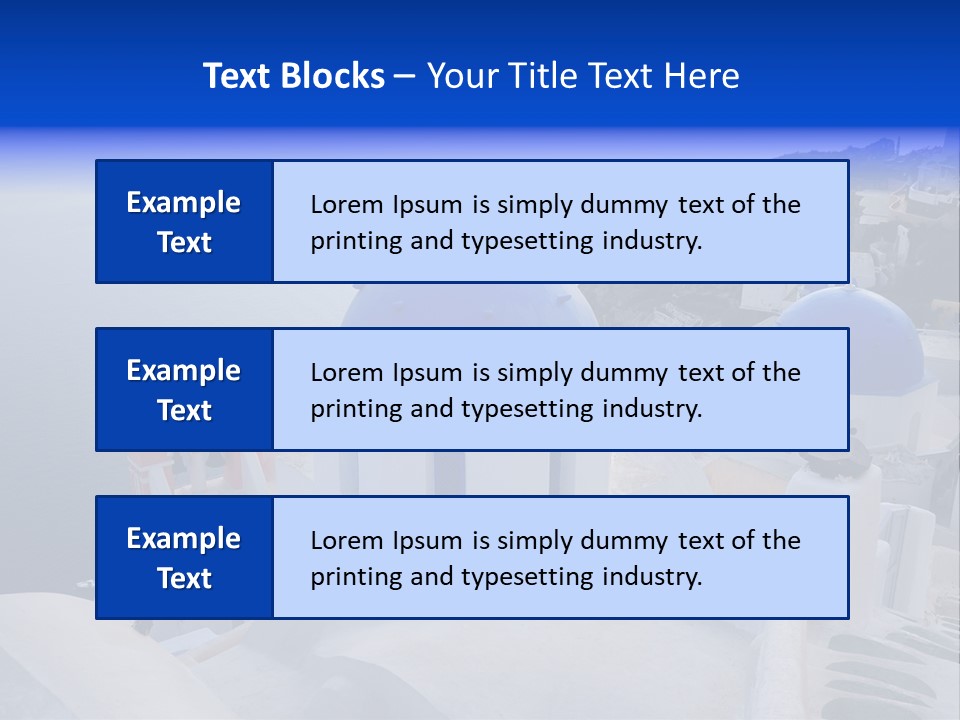 Cross Island Sea PowerPoint Template