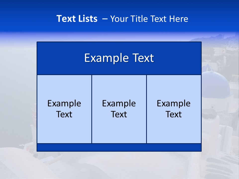 Cross Island Sea PowerPoint Template