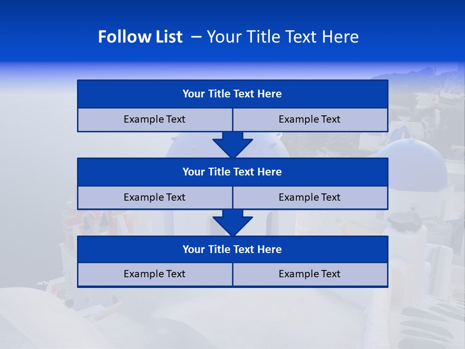 Cross Island Sea PowerPoint Template