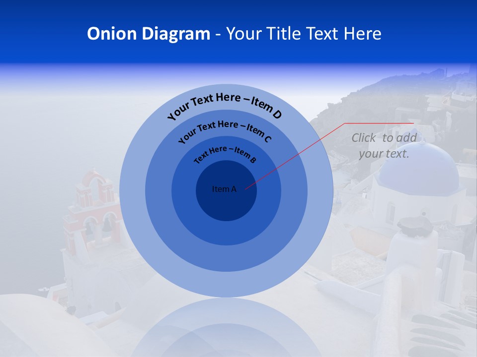 Cross Island Sea PowerPoint Template