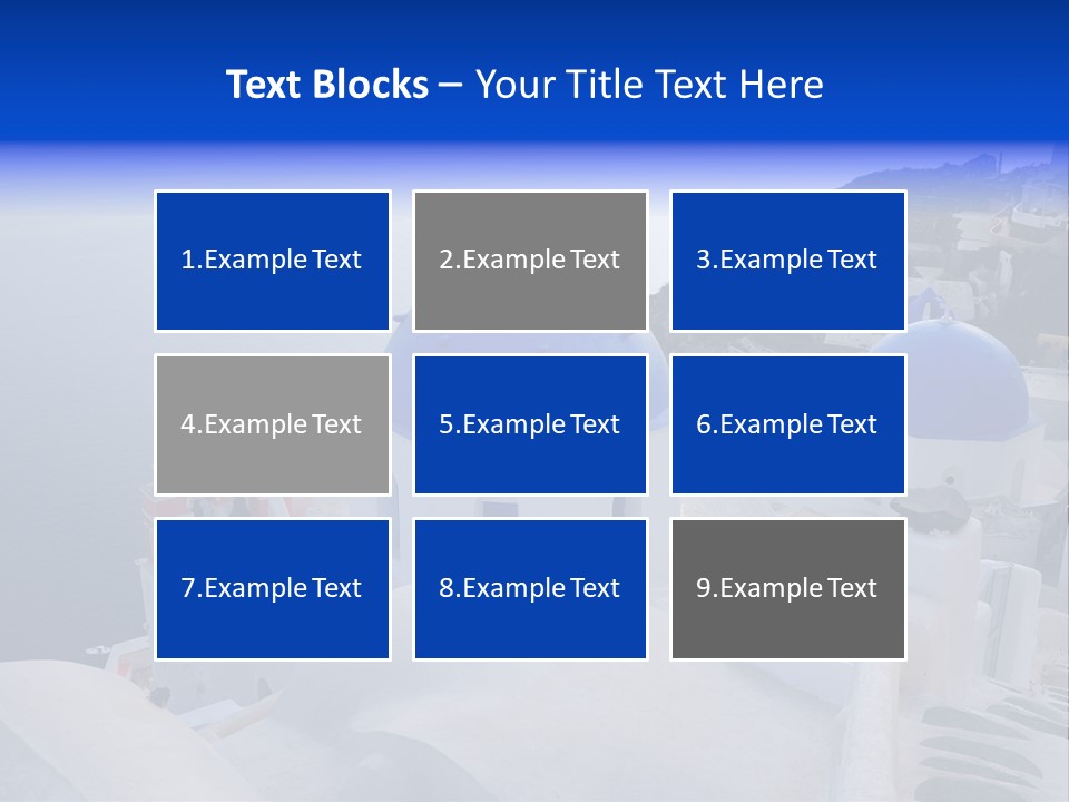 Cross Island Sea PowerPoint Template