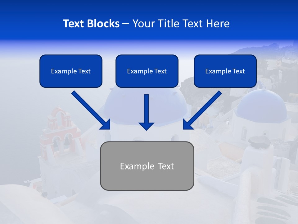 Cross Island Sea PowerPoint Template