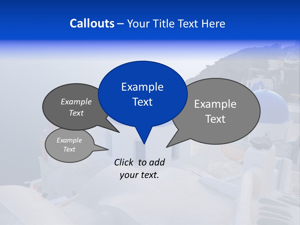 Cross Island Sea PowerPoint Template