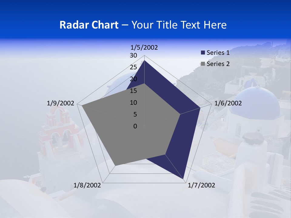 Cross Island Sea PowerPoint Template
