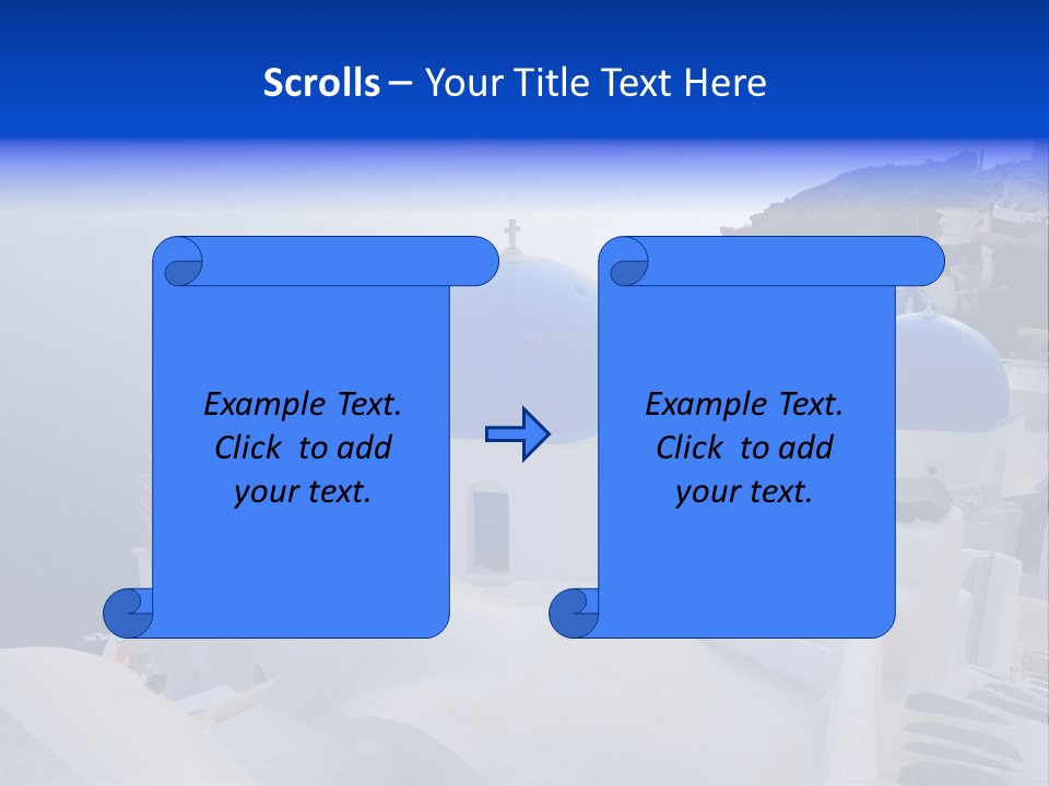 Cross Island Sea PowerPoint Template