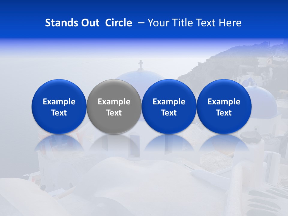 Cross Island Sea PowerPoint Template