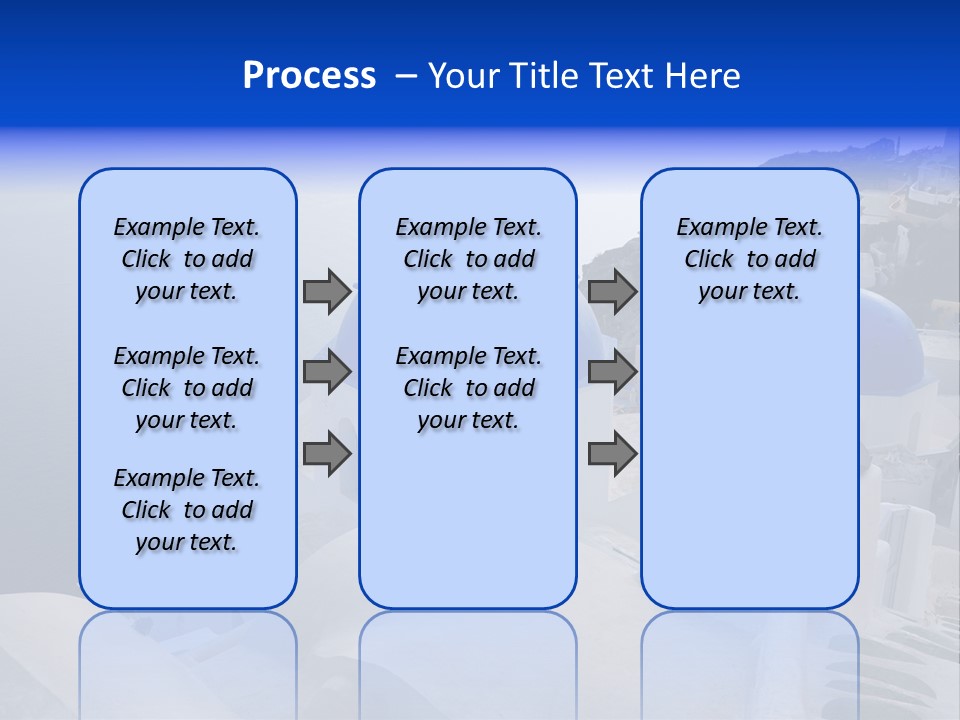 Cross Island Sea PowerPoint Template