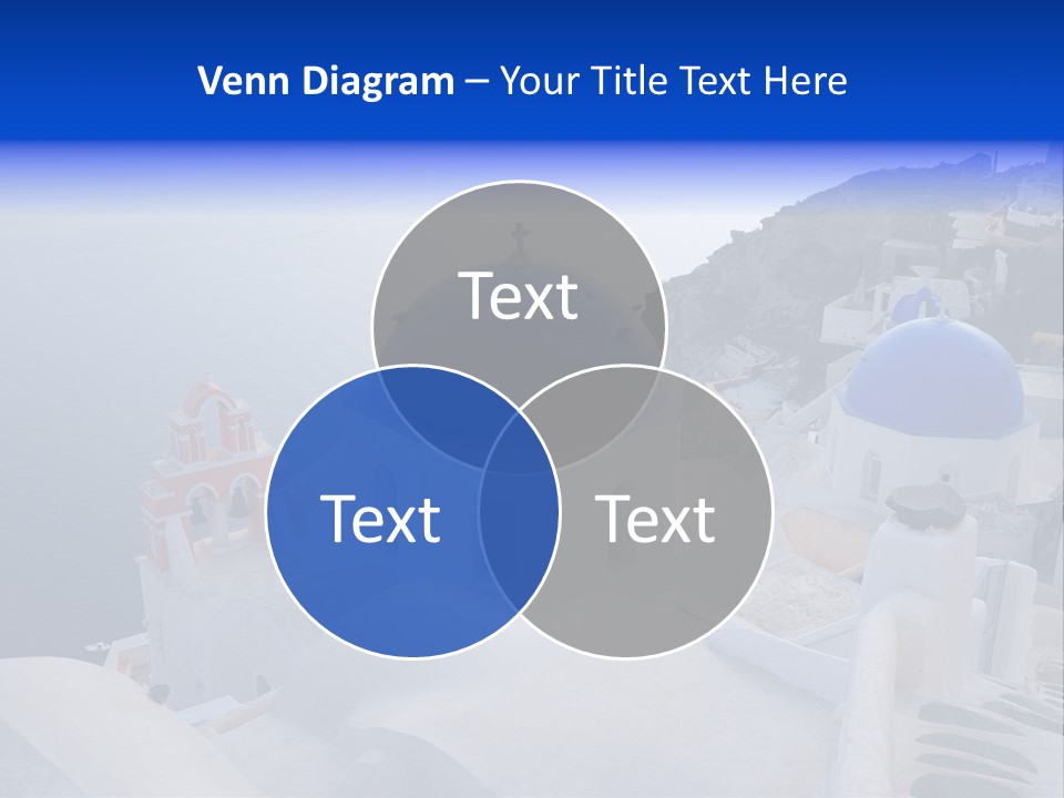 Cross Island Sea PowerPoint Template