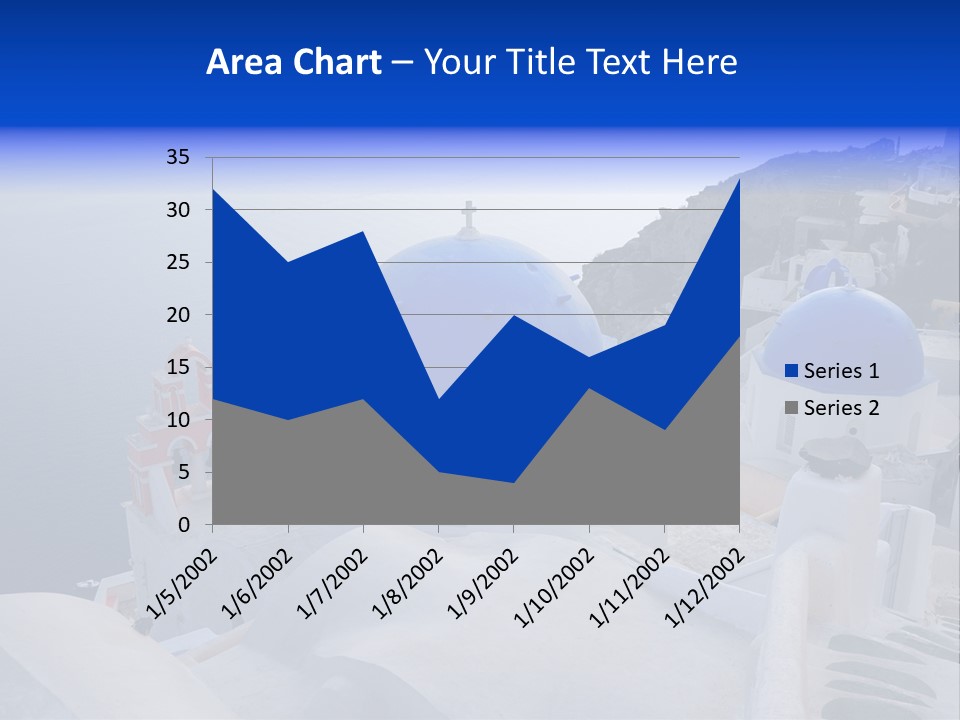 Cross Island Sea PowerPoint Template