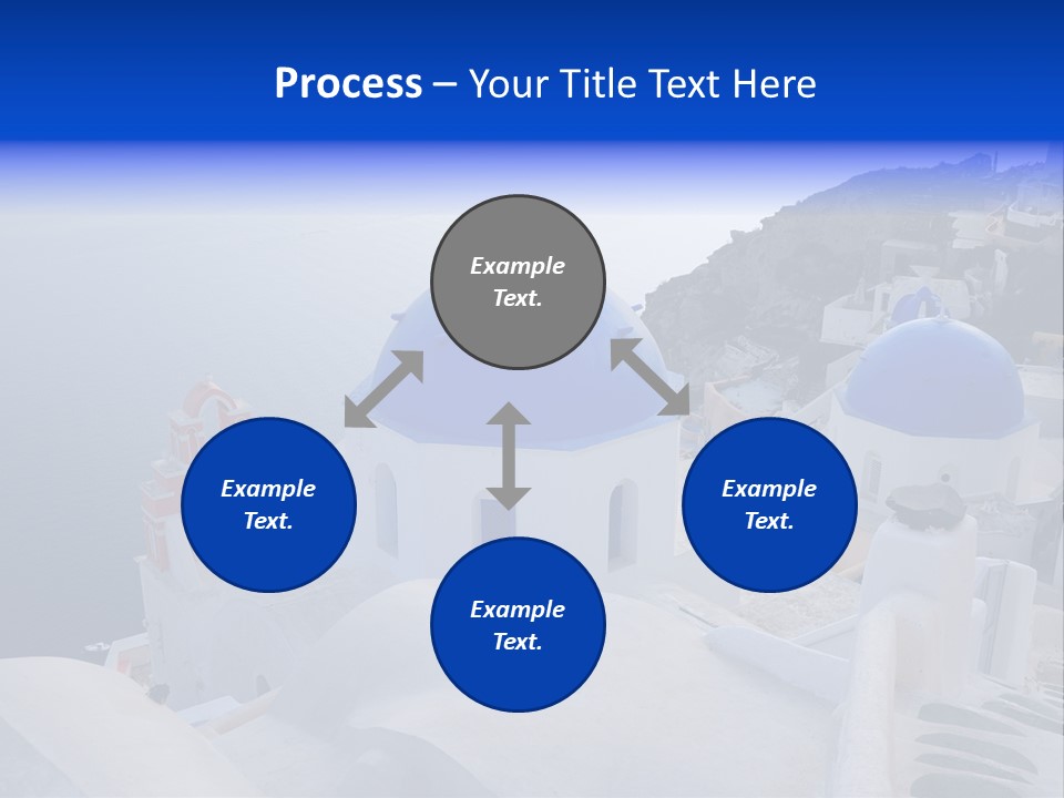 Cross Island Sea PowerPoint Template