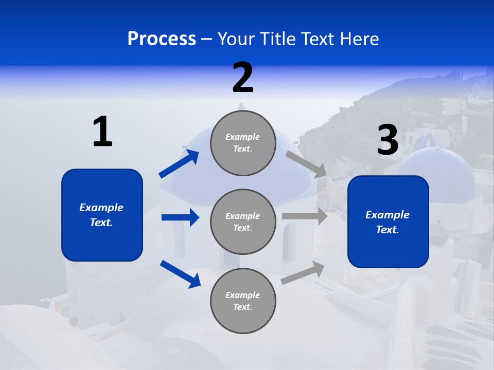 Cross Island Sea PowerPoint Template