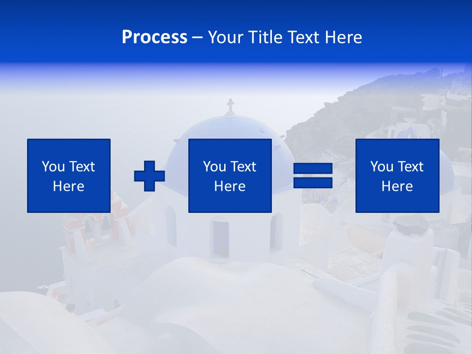 Cross Island Sea PowerPoint Template