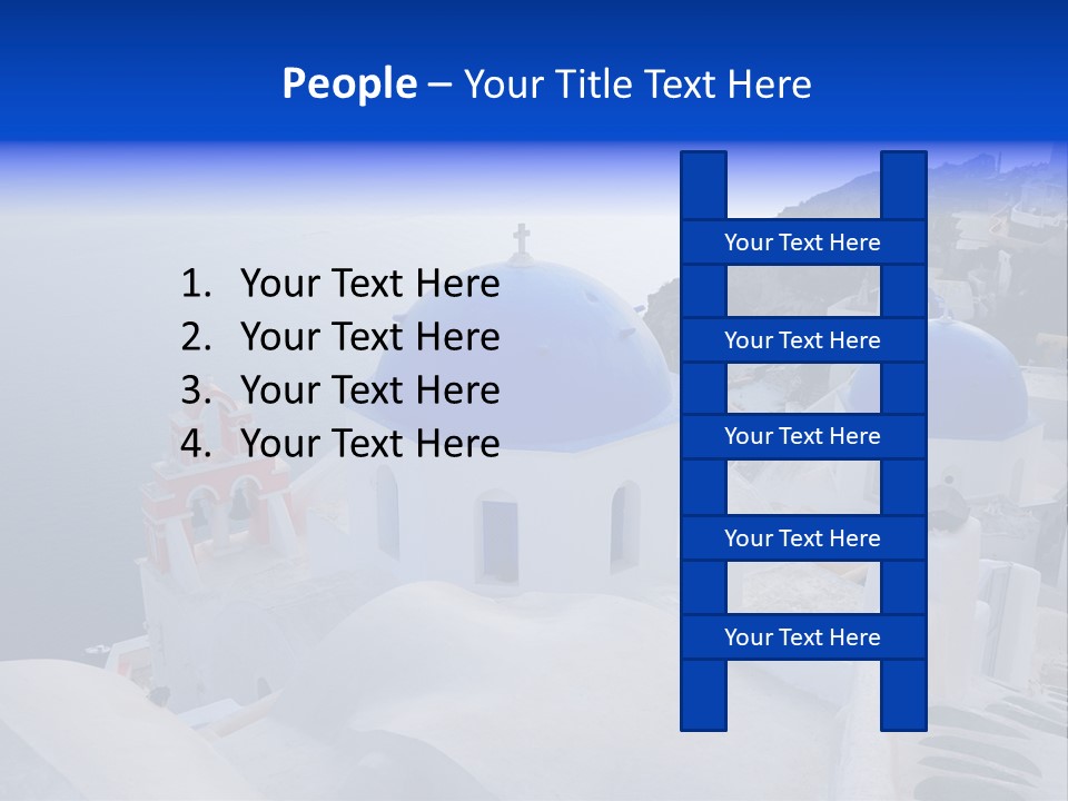 Cross Island Sea PowerPoint Template