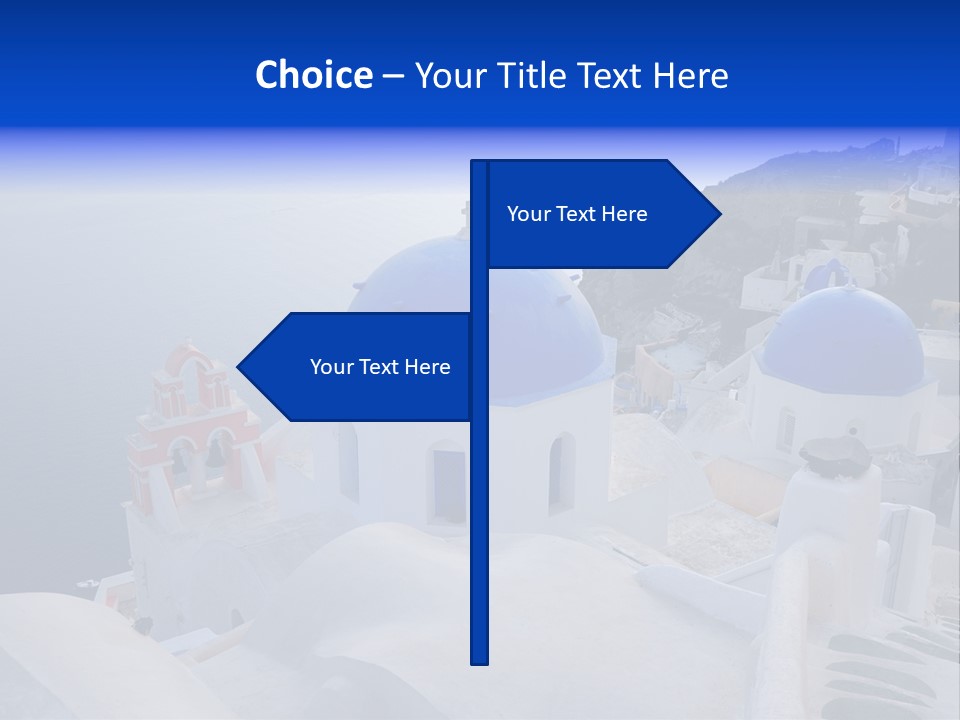 Cross Island Sea PowerPoint Template