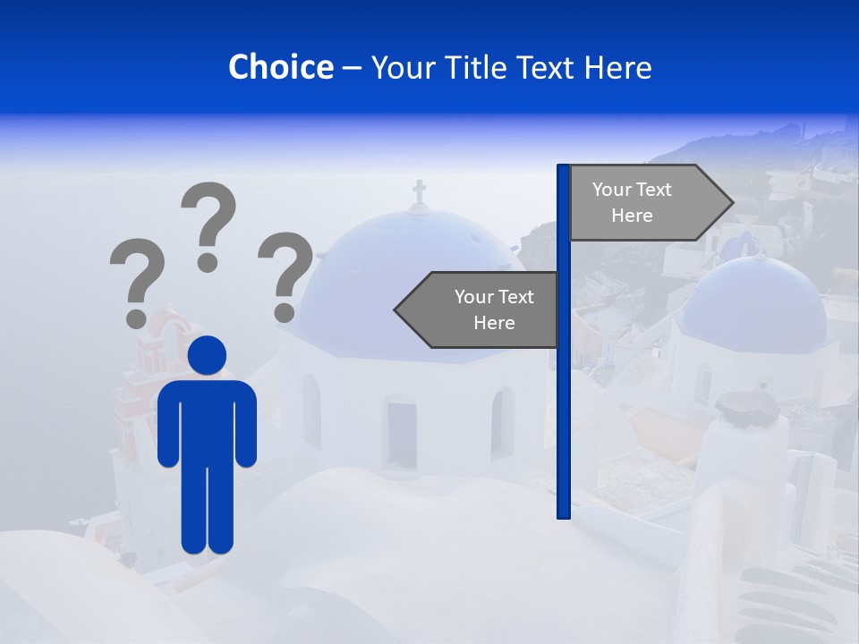 Cross Island Sea PowerPoint Template
