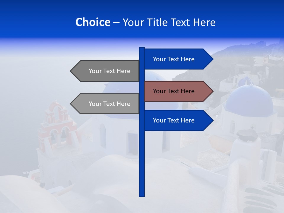 Cross Island Sea PowerPoint Template