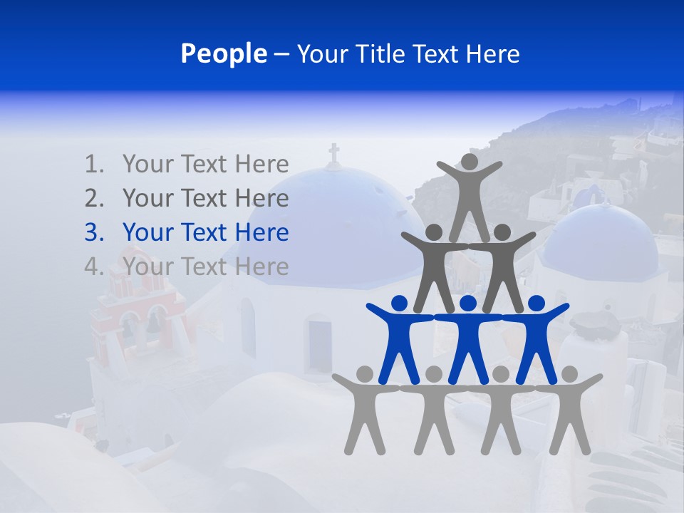 Cross Island Sea PowerPoint Template