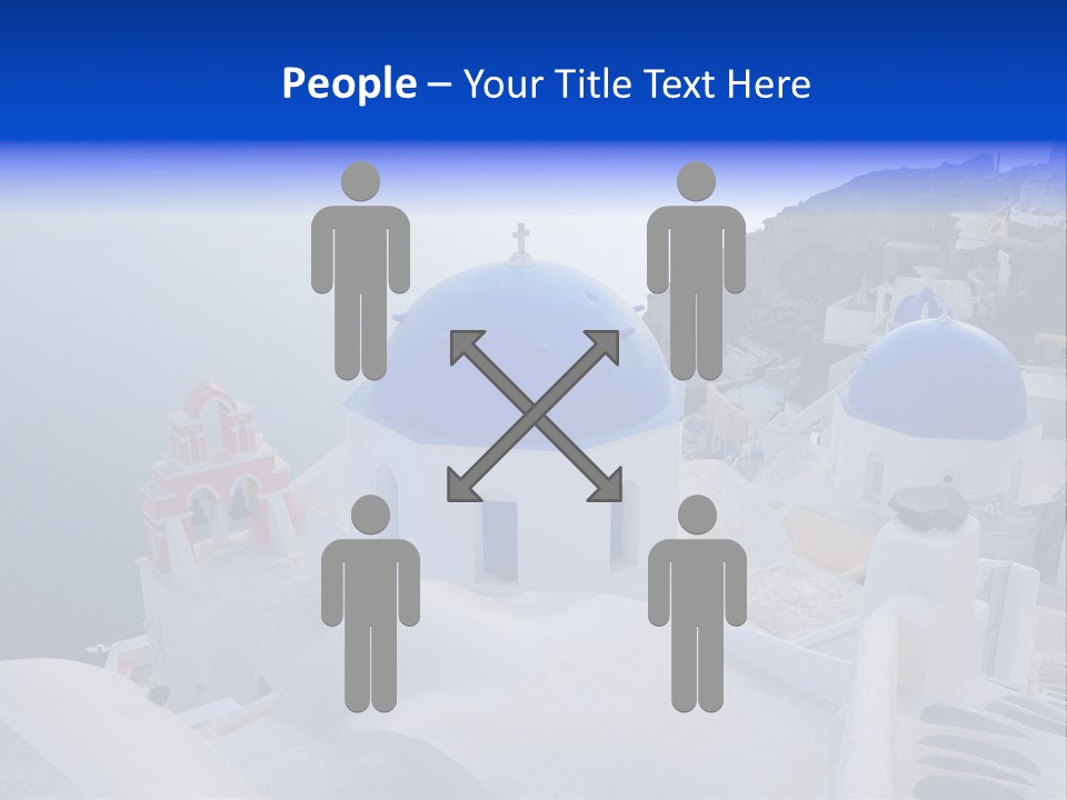 Cross Island Sea PowerPoint Template