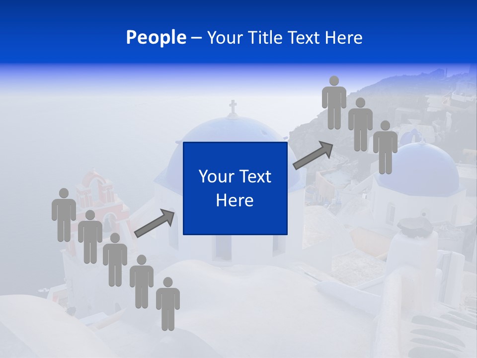 Cross Island Sea PowerPoint Template